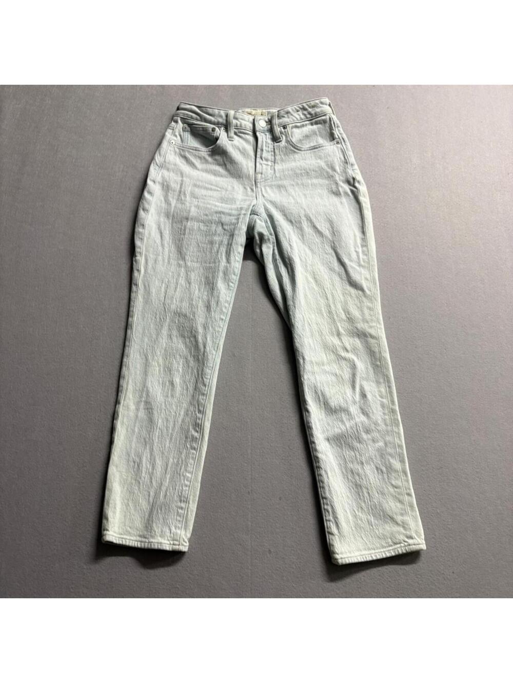 Madewell The Curvy Perfect Vintage Jeans Womens 25P Light Wash Denim Blue